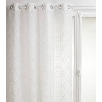 ATMOSPHERA providna bijela zavjesa sa printom Sama 140x240 cm