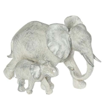 ATMOSPHERA ukrasna figura slonovi 15,5x23x10cm sorto