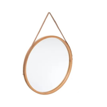 5FIVE ogledalo okruglo sa ramom od bambusa 38x1,6cm