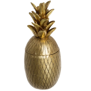 ATMOSPHERA figura oblika ananasa 10,5 x 9,5 x 24 cm