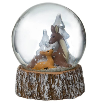 ATMOSPHERA kugla snježna sa irvasima FI8cm