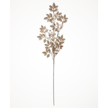 ATMOSPHERA grana sa svjetlucavim listovima šampanj boje H75cm