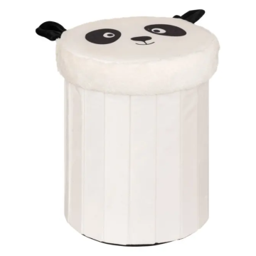 ATMOSPHERA tabure sklopivi Panda bijeli 30x38 cm