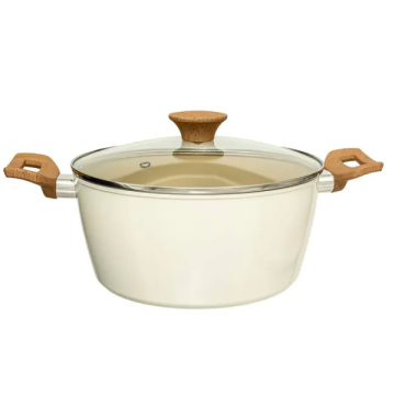 5FIVE Šerpa sa poklopcem 24cm bež