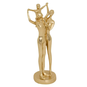 ATMOSPHERA Statua porodica 28,5 cm zlatna smola Hapi