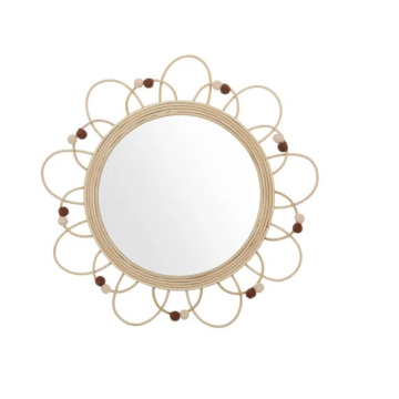 ATMOSPHERA okruglo zidno ogledalo sa ukrasnim ramom