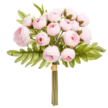 ATMOSPHERA Buket umjetni 18 roze mini kamelija 19x28 cm