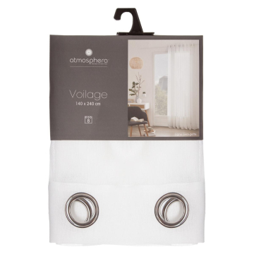 ZAVJESA Atmosphera Georget bijela 140x240cm