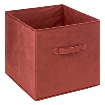 5FIVE kutija za odlaganje sklopiva 31x31 cm terakota