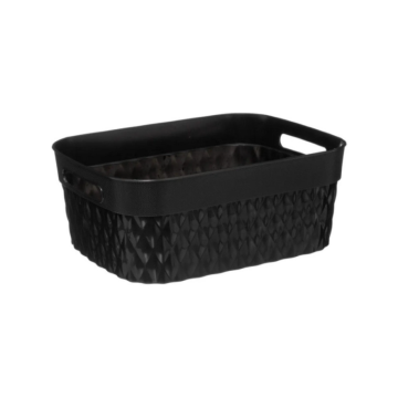 5FIVE korpa za odlaganje crna 5 L 21 x 27,5 x 11 cm