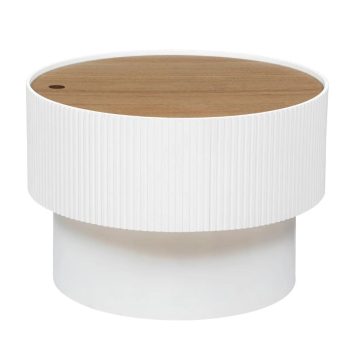 ATMOSPHERA klub sto Enola bijeli 55 x 38 cm