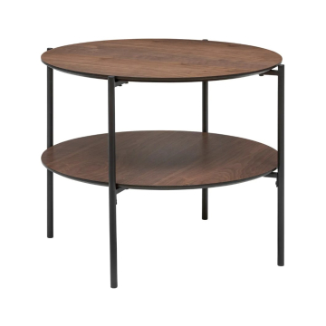 ATMOSPHERA sto okrugli Kemi orah 63,2x52cm