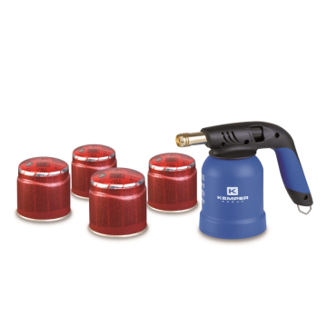 KEMPER plinski brener sa upaljačem i 4 kartuše