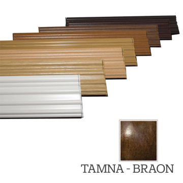 KARNIŠA plafonska 2,5m PVC tamni orah