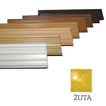 KARNIŠA plafonska 2,5m PVC oker