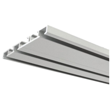 KARNIŠA - vodilica aluminijska troredna 1,5m bijela