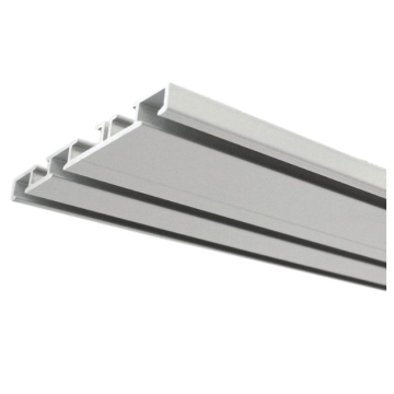 KARNIŠA-vodilica aluminijska troredna 2,5m bijela