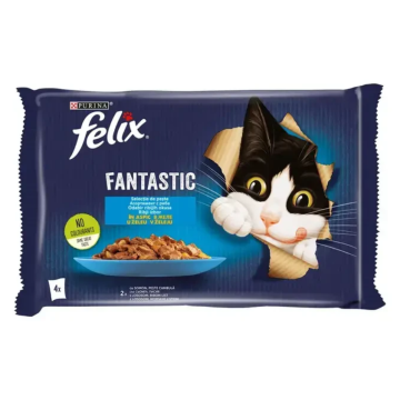 FELIX hrana za mačke Fantastic riba 4x85 g