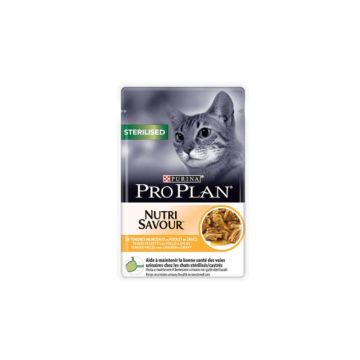 PRO Plan hrana za mačke Sterilised piletina 85 g