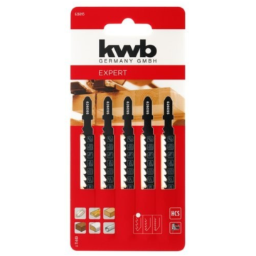KWB list ubodne testere 100 mm 5 komada za tvrdo drvo