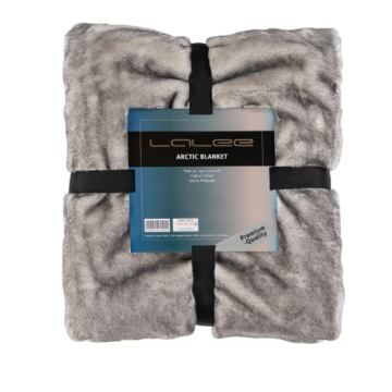 LALEE deka Arctic boje srebra 150x200cm
