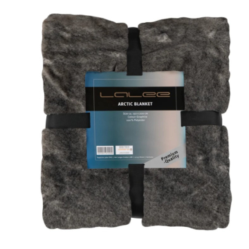 LALEE deka Arctic grafitno siva 150x200cm