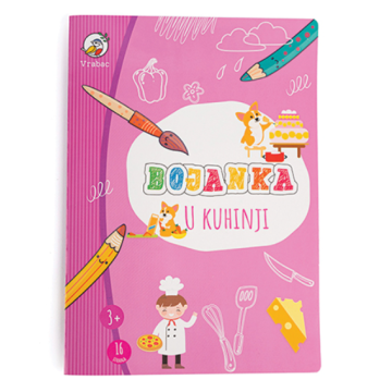 IGRAČKA bojanka U kuhinji-Vrabac