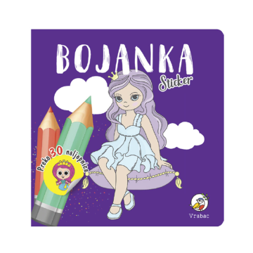 IGRAČKA bojanka sticker Princeze-Vrabac