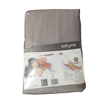 PLAHTA Saten Jogi 180 x 200/20 cm - siva, glat