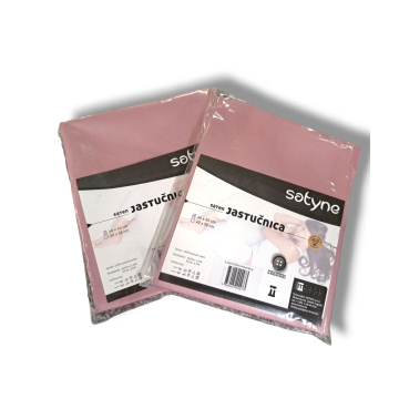 JASTUČNICA SATEN 40x60cm - lila, glat, preklop