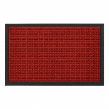 DECOSTRONG otirač Water Houge crveni/crni 45x75x0,6cm