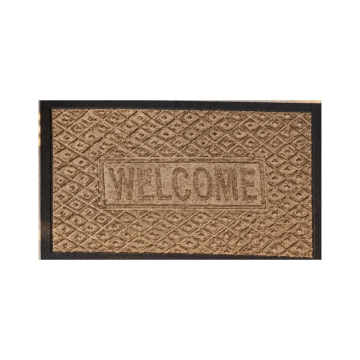 DECOSTRONG otirač Diamond Welcome bež 45x75x0,6cm