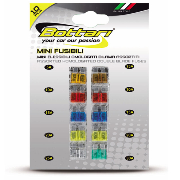 AUTO osigurači ubodni mini pakovanje 10 komada