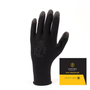 RUKAVICA sa premazom crna vel. 10 Pinto