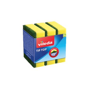 VILEDA Spužvice za pranje posuđa Tip Top 3/1