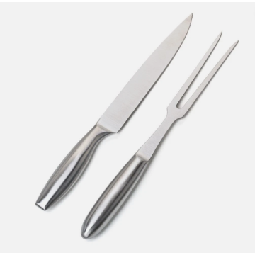 SET roštiljski za rezanje mesa nož+viljuška