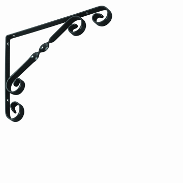 ELEMENT SYSTEM konzola crna jutta 18x23cm