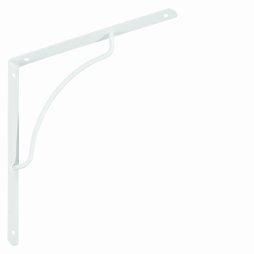 JEWE konzola polumjesec bijela 24x24cm