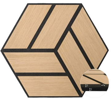 NAWOOD panel akustični Oak 2/1 300x259,8x22mm