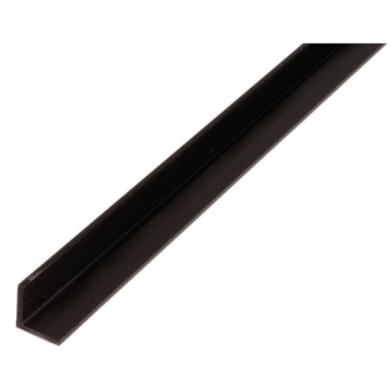 GAH-ABLERTS Profil PVC 15x15x1.2/2m-L crni