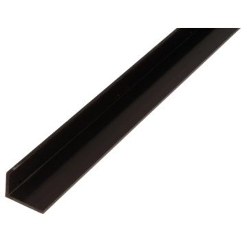 GAH-ABLERTS Profil PVC 25x20x2/1m-L crni
