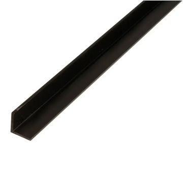 GAH-ALBERTS profil PVC 25x25x1.8/1M-L crni