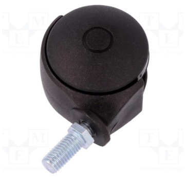 TOČKIĆ PVC okretni crni sa navojem FI50mm