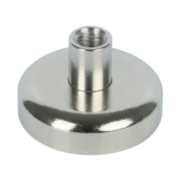 FIX-O-MOLL magnet srebrni 25 mm sa navojem 3,5/20 kg
