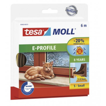 TESA Guma za prozore-6m/9mm-E-smeđa