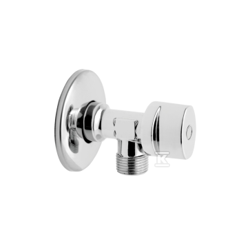 FERRO ventil ugaoni 1/2"–1/2" sa rozetom