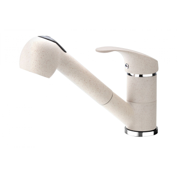 DEANTE baterija za sudoper Pepe granit bež sa tušem