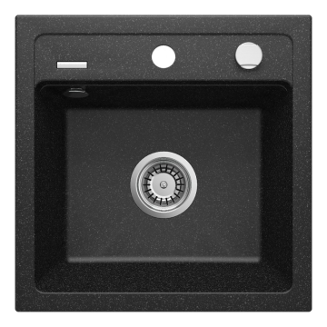 DEANTE sudoper Zorba grafit 440x440x170mm