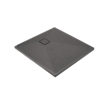 DEANTE kada tuš 90x90 Correo granitna antracit
