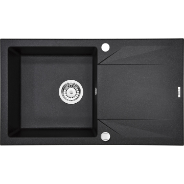 DEANTE sudoper granit Evora grafit 78x44x18cm